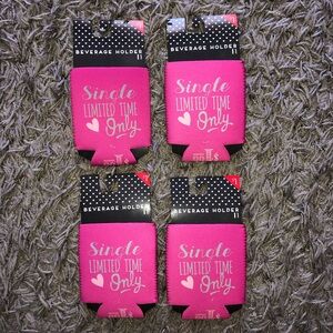 Vintage Target Dollar Spot Valentine’s Koozie Beverage Holders, New